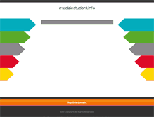 Tablet Screenshot of medizinstudent.info